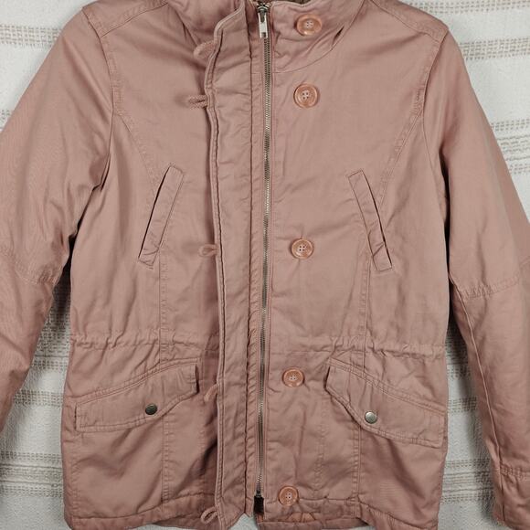 Sebby Pink Hooded Winter Coat Juniors M (Women’s XS/S) Warm Lined Jacket - Picture 4 of 11